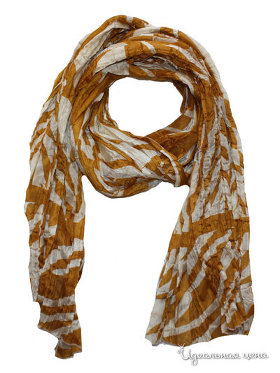 Палантин Passigatti, цвет горчичный, молочный