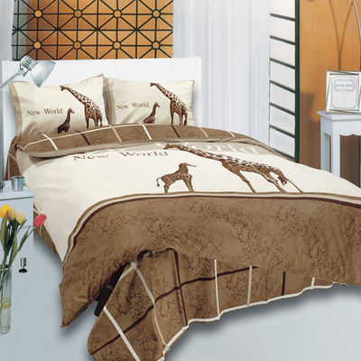 Постельное белье Togas, цвет цвет бежево-коричневый