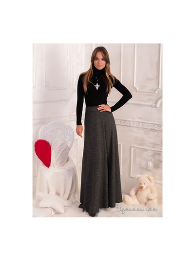 Юбка Zean, цвет серый