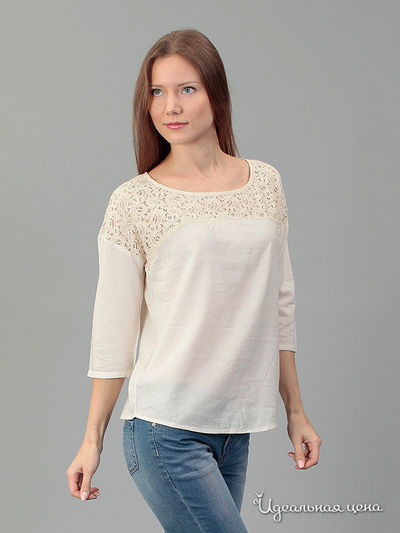 Блуза Tom Tailor, цвет бежевый