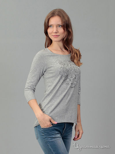 Лонгслив Tom Tailor, цвет серый