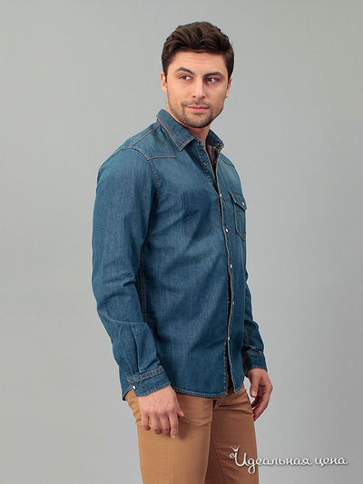 Рубашка Tom Tailor, цвет синий