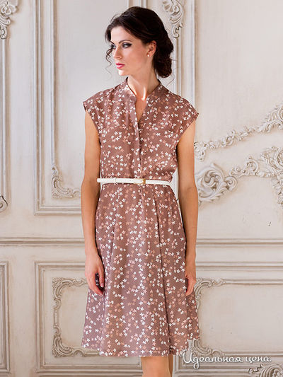 Платье Viaggio Donna, цвет светло-коричневый