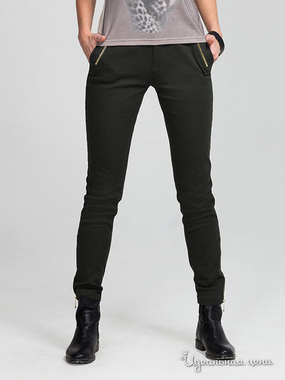 Брюки Viaggio Donna, цвет темно-зеленый