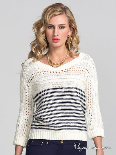 Джемпер Viaggio Donna, цвет белый, синий