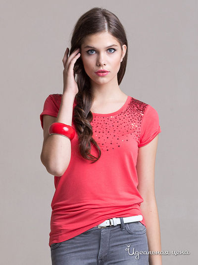 Футболка Viaggio Donna, цвет коралловый