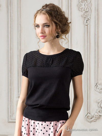 Блуза Viaggio Donna, цвет черный