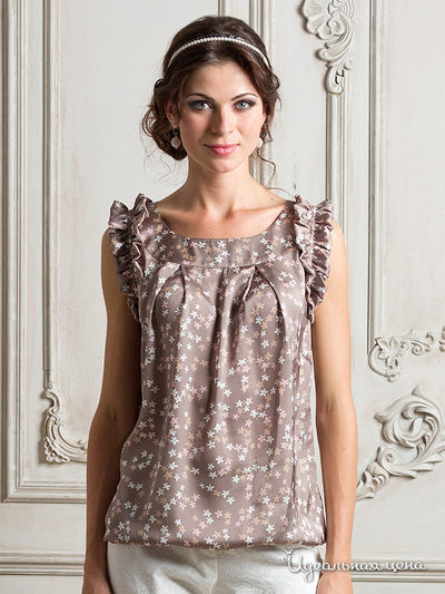 Топ Viaggio Donna, цвет светло-коричневый