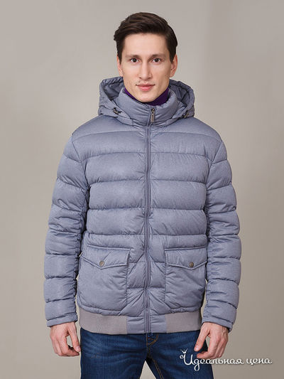 Пуховик Tom Farr, цвет светло-серый