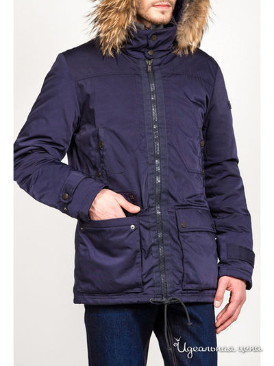 Пуховик Tom Farr, цвет темно-синий