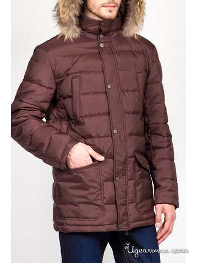 Пуховик Tom Farr, цвет бордовый
