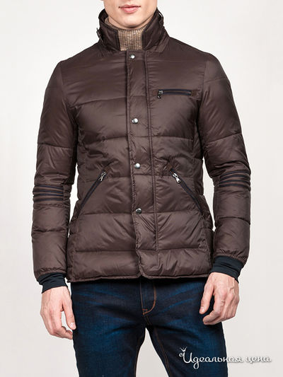 Пуховик Tom Farr, цвет темно-коричневый