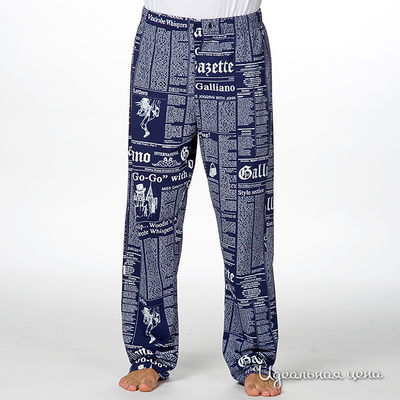 Брюки Galliano, цвет цвет синий