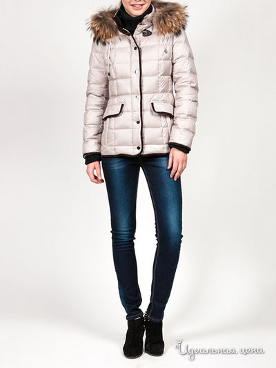 Пуховик Tom Farr, цвет светло-серый