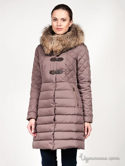 Пуховик Tom Farr, цвет светло-коричневый