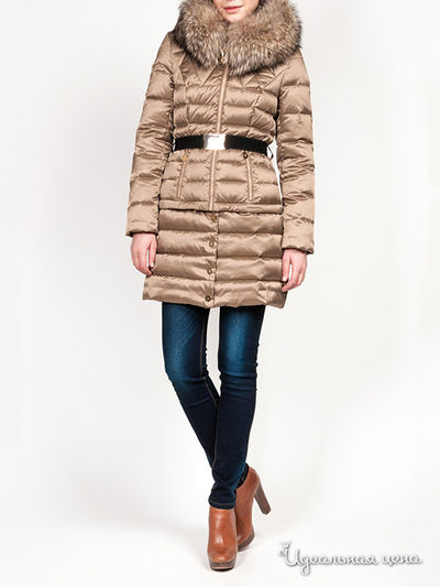 Пуховик Tom Farr, цвет бежевый