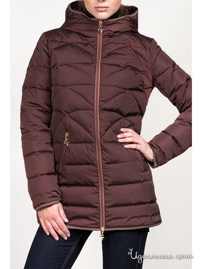 Пуховик Tom Farr, цвет темно-коричневый