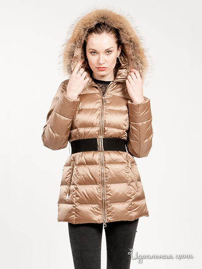 Пуховик Tom Farr, цвет темно-бежевый