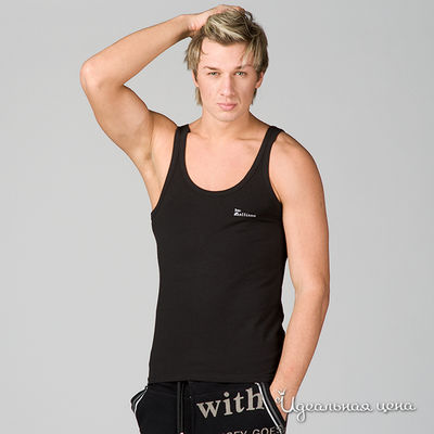 Майка Galliano, цвет цвет черный