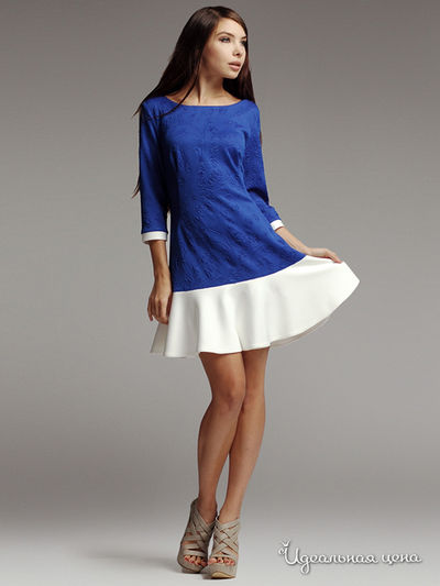 Платье Xarizmas, цвет синий, белый