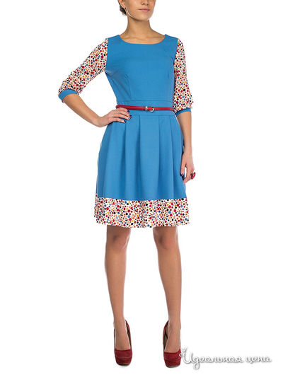 Платье Sarafan, цвет голубой