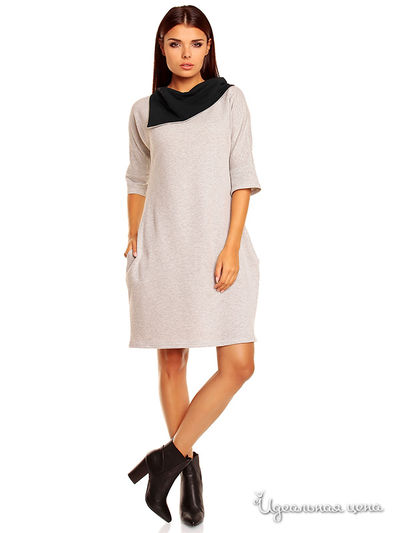 Платье Peperuna, цвет серый, черный