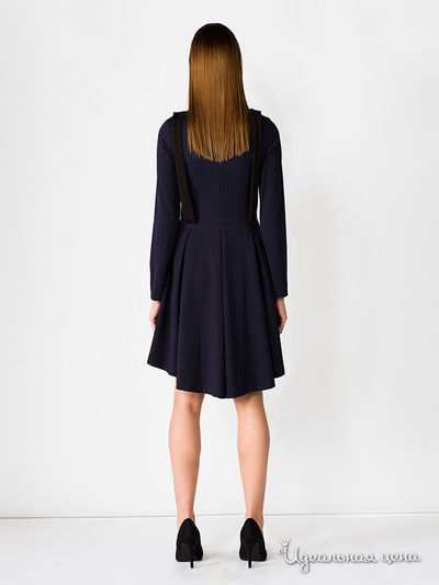 Платье PEPERUNA, цвет темно-синий, черный