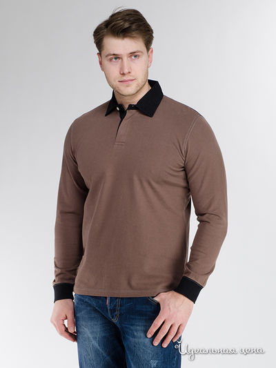 Поло Totallook, цвет коричневый