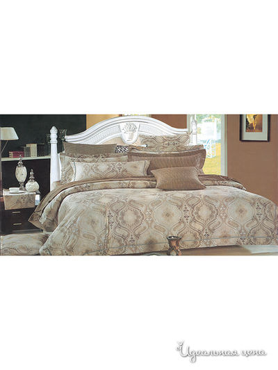 Комплект постельного белья 1,5-спальный Танаис, цвет светло-коричневый