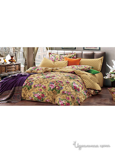 Комплект постельного белья евро, 70*70 см Танаис, цвет мультиколор
