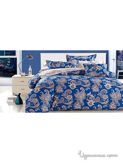 Комплект постельного белья 1,5-спальный Танаис, цвет синий