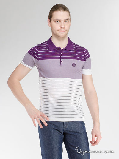 Поло Canali, цвет сиреневый