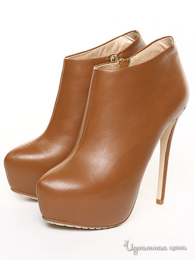 Ботильоны Shelly, цвет коричневый