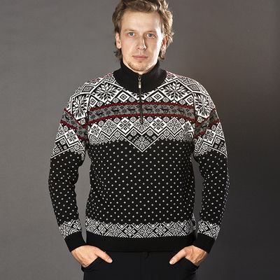 Свитер KAMA, цвет цвет черный