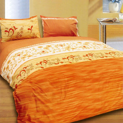 Комплект постельного белья Togas &quot;КАШЕМИР&quot;, оранжевый, семейное (наволочки 50х70см)