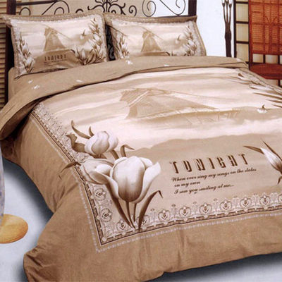 Постельное белье Togas, цвет цвет бежево-коричневый