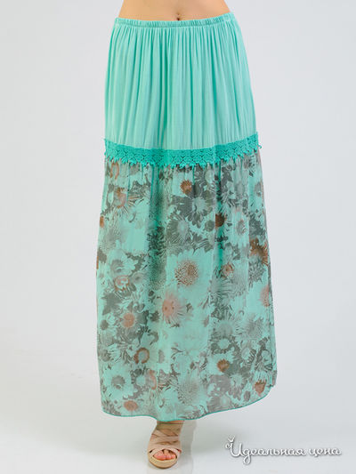 Юбка Amado Barcelona, цвет бирюзовый