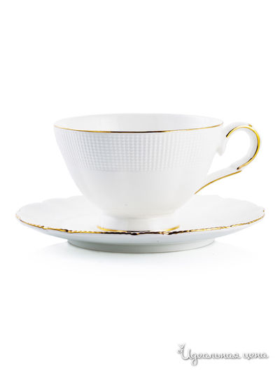 Чайная пара Elff Decor, цвет белый