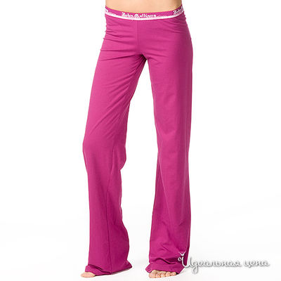 Брюки Galliano, цвет цвет фуксия