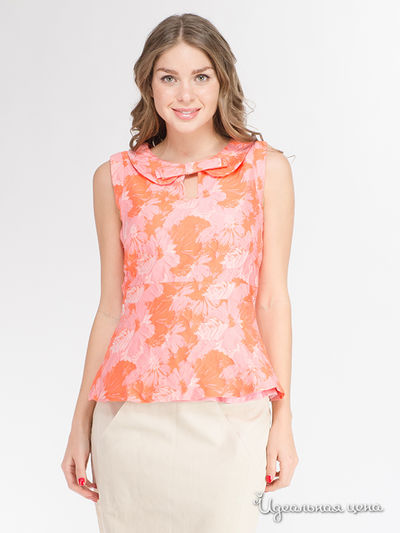 Топ Eva Franco, цвет розовый, оранжевый