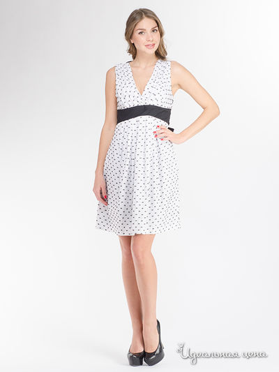 Платье Eva Franco, цвет белый, черный