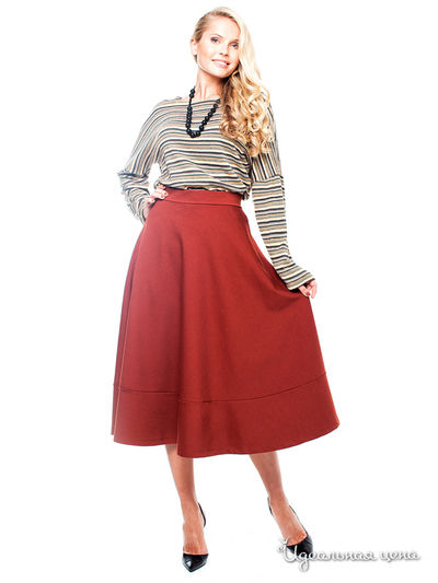 Юбка Hi1, цвет терракотовый