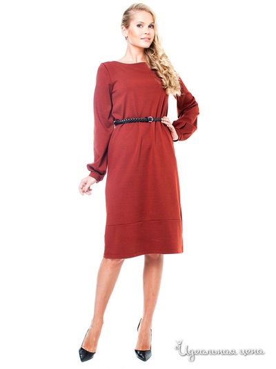 Платье Hi1, цвет терракотовый