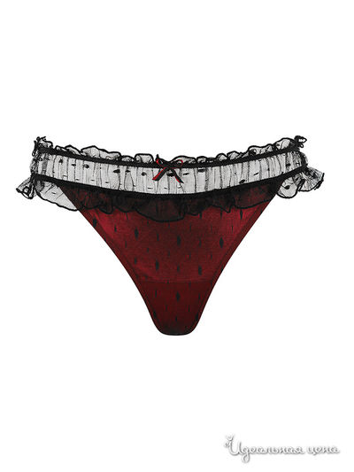 Трусы Charmante, цвет красный, черный