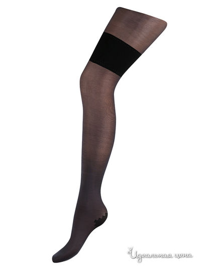 Колготки, 40 den Charmante, цвет серый, черный