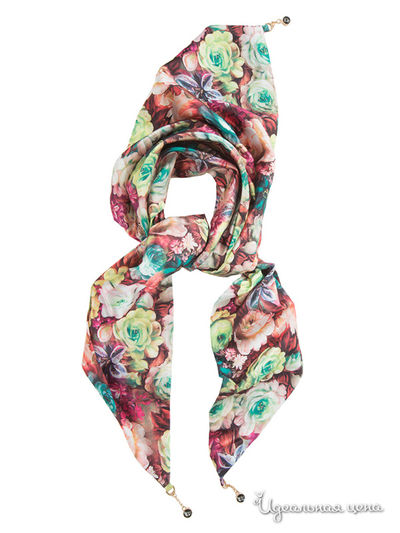 Платок, 175*106 см Charmante, цвет бордовый