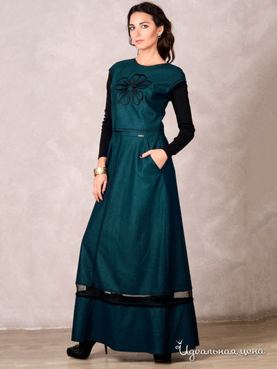 Платье Solh, цвет зеленый