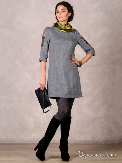 Платье Solh, цвет серый