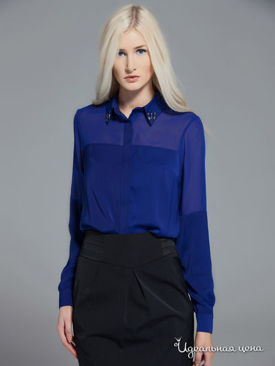 Блуза Versace 19.69, цвет синий