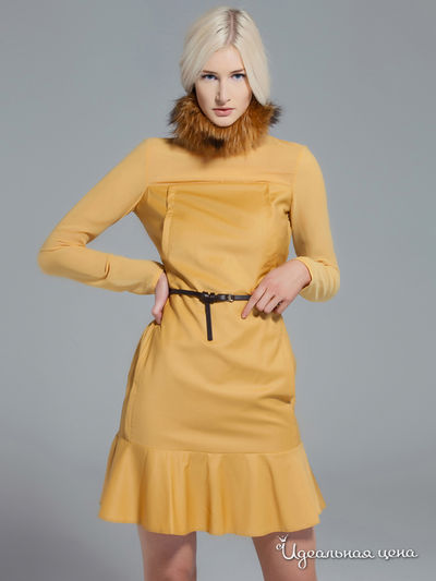 Платье Versace 19.69, цвет горчичный